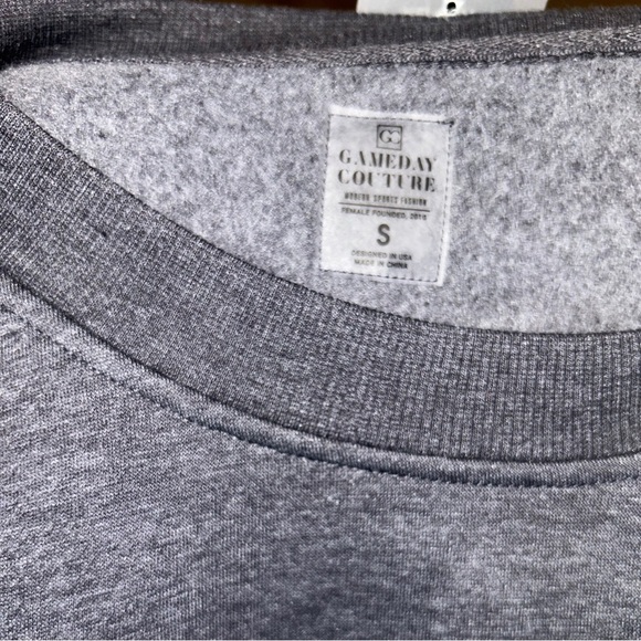 NFL Lions Gray and Blue Crewneck Sweater - Picture 4 of 4